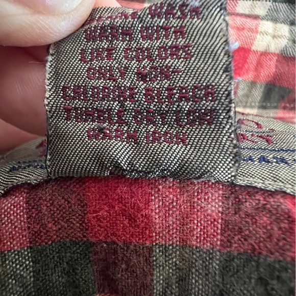 Abercrombie The Big Shirt 100percent heavy cotton plaid button down ex condition - Picture 8 of 8